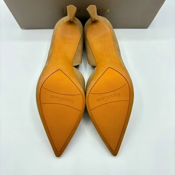 Franco Sarto Women's Tana Pointed Toe D'Orsay Mid Heel Pump Size 10 - Picture 6 of 15